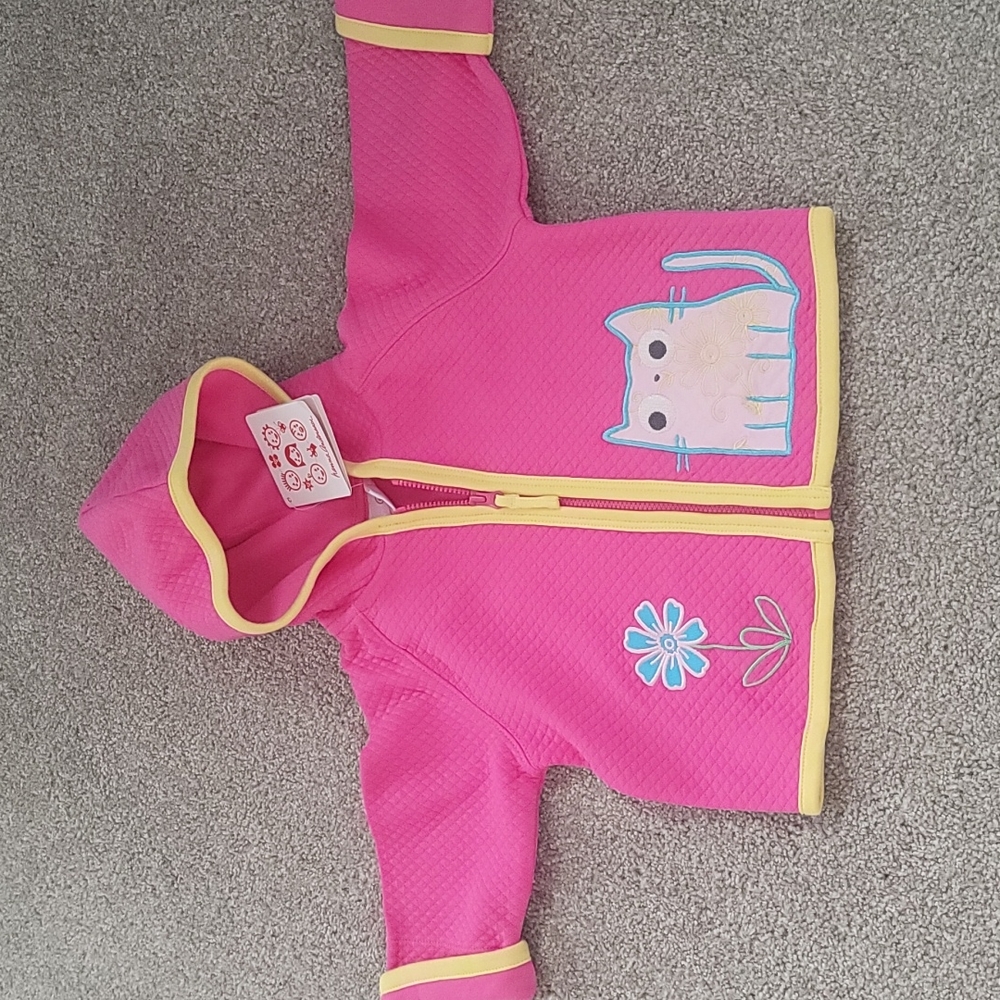 Hanna Andersson baby girl zip up